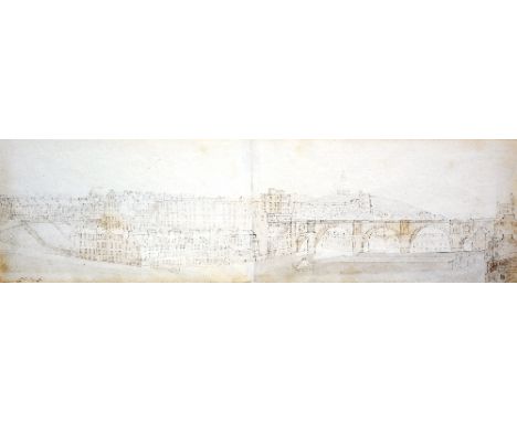 John Prince Halton (1797-1873)
'City of Edinburgh looking towards Carlton Hill'
Pencil drawing, dated 1819, 36 x 11cm

Footno