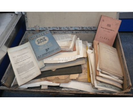 A quantity of ephemera including vintage theatre programmes and other items 