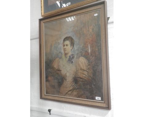 W A Donnelly: 'A Portrait of Mrs Coggans', signed and dated 1807, watercolour and gouache