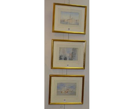 JMW Turner RA (1775-1851)'Turner's Venice'Six Tate Gallery prints, each with certificate of endorsement verso, 17 x 26cm (6)