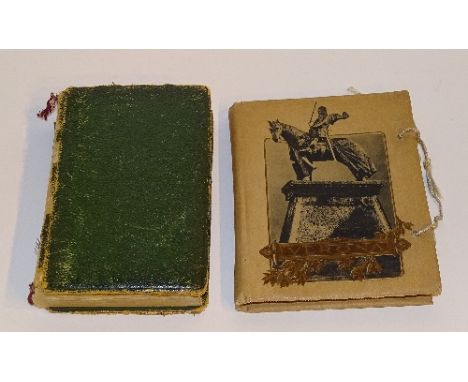 A leather bound photo album dated 1939, also with a vintage book of Verona and loose postcards of Genoa (a lot)