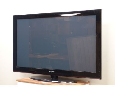Samsung 50" plasma television on stand with remote  (This item is PAT tested - 5 day warranty from date of sale)   Condition 