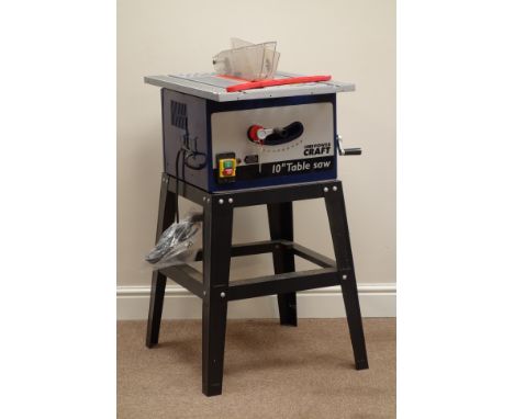 Power Craft 10'' table saw  (This item is PAT tested - 5 day warranty from date of sale)   Condition Report   Click here for 