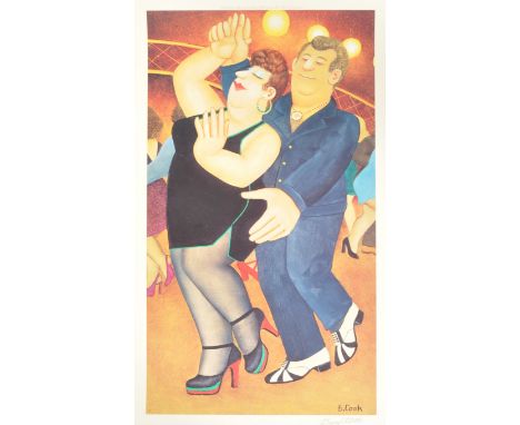 Beryl Cook ( British 20th Century ) - Alexander Gallery Publications Ltd - A good limited edition signed print entitled ' Dir