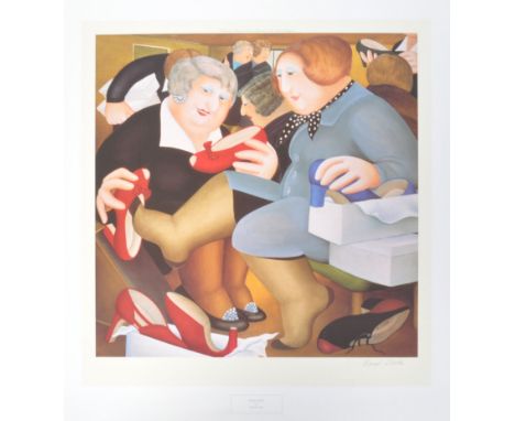 Beryl Cook ( British 20th Century ) - Alexander Gallery Publications Ltd - A good limited edition signed print entitled ' Sho