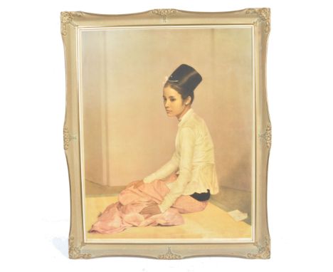 After Sir Gerald Festus Kelly PRA (1879-1972) - Princess Saw Ohn Nyun - A vintage 20th Century retro vintage print depicting 