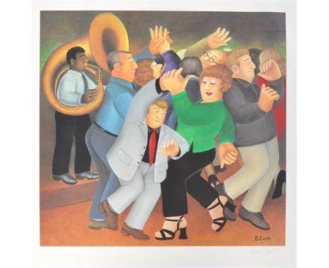 Beryl Cook ( British 20th Century ) - Alexander Gallery Publications Ltd - A good limited edition signed print entitled ' Jiv
