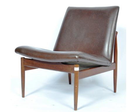 IB Kofod Larsen - G Plan - Danish Range - Television Chair - 6247 -&nbsp;A rare 1960's Danish retro vintage easy / lounge cha