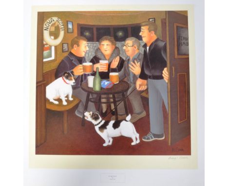 Beryl Cook ( British 20th Century ) - Alexander Gallery Publications Ltd - A good limited edition signed print entitled ' In 