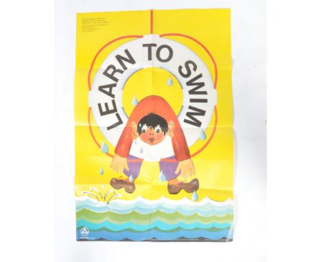 RoSPA - Learn To Swim - WSP / II-I - Loxley Brothers Ltd - Original 1970's retro vintage Royal Society For The Prevention Of 