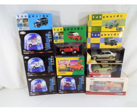 Diecast - Thirteen diecast model motor vehicles, predominantly Corgi, to include CC07407, CC07702, CC07707, CC12308, # 16101,
