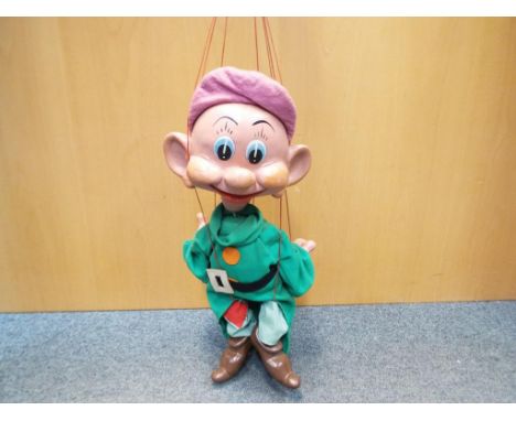 Pelham Puppets - a large Pelham puppet depicting the Walt Disney character Dopey from Snow White and the Seven Dwarfs, approx