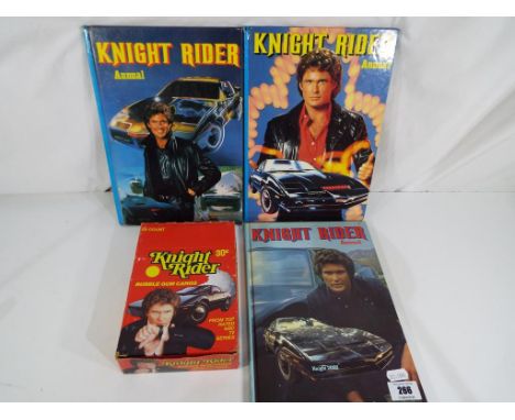 Knight Rider Bubblegum Cards - a complete box of Knight Rider bubblegum cards by the Donruss Company Memphis TN38101 to inclu
