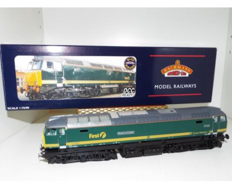 Bachmann Branch Line -  an OO gauge model Class 57/0 diesel locomotive, First Great Western op no 57602, # 32-752, excellent 