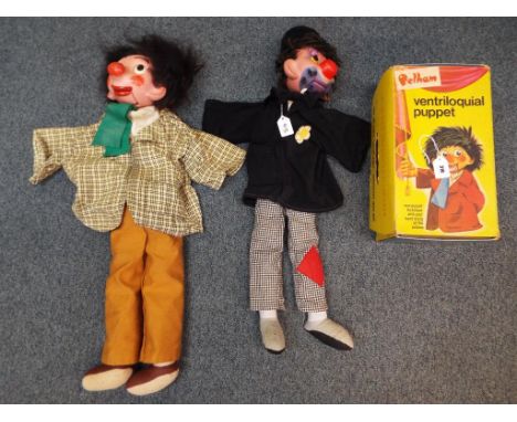 Pelham Puppets - a Pelham ventriloquial puppet in original box and a further unboxed ventriloquial puppet (2) Estimate £40 - 