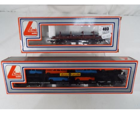 Model railways - two Lima model rolling stock comprising 30 5630 W and  30 9057 W both boxed. Estimate £15 - £20 - This lot M