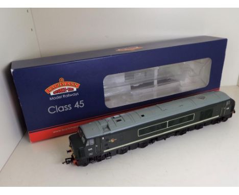Bachmann Branch Line -  an OO gauge model Class 45 diesel locomotive, 'Royal Signals' BR green with CDCC Sound, op no D55, ex