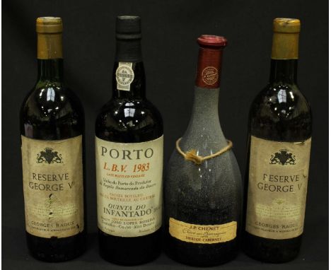 A bottle of 1983 LBV Late Bottled Vintage Port,Quinta do Infantado Joao Lopes Roseira, Gontelho Covas Alto Douro, 750ml, toge