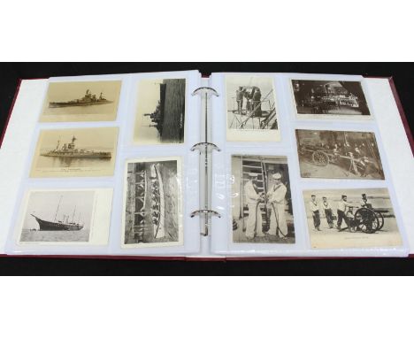 Approximately 165 early 20th century and later postcards and photo-portrait cards of maritime and Royal Naval interest.  