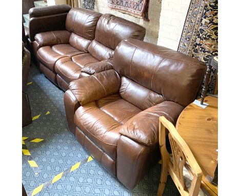 2 SEATER ELECTRIC RECLINER SOFA &amp; ROCKING CHAIR