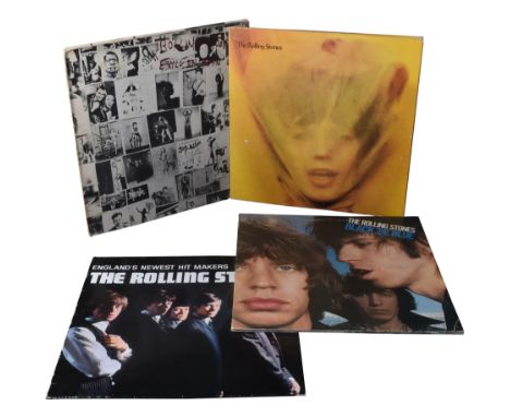 Estate Of John Challis - Items from his music collection - Rolling Stones - A selection of long play LP vinyl record albums c