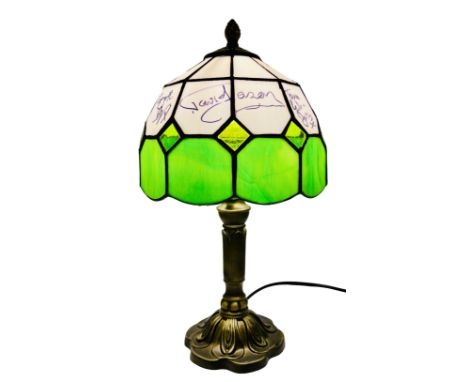 Only Fools &amp; Horses - a Tiffany style multi-coloured glass shaded table lamp, identical to the one seen onscreen in vario