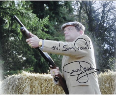 Only Fools &amp; Horses - Sir David Jason - autographed 8x10" colour photograph from the episodeThe Frog's Legacy. Signed by 