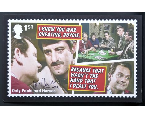 Estate Of John Challis - Only Fools &amp; Horses - Challis' personally owned oversized promotional stamp board, as given to h