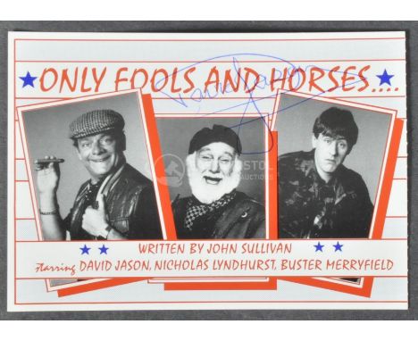 Only Fools &amp; Horses - Series 5 (1986) - an original BBC Studios issued studio audience recording ticket, autographed to t