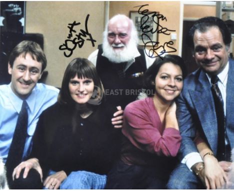 Only Fools &amp; Horses - Trotter Wives - a dual autographed 8x10" colour photograph from the series, signed by Tessa Peake J