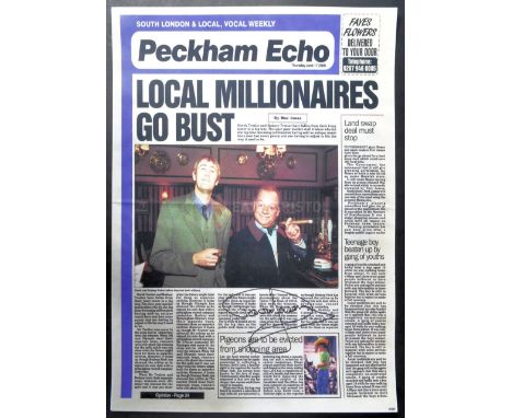 Only Fools &amp; Horses - Local Millionaires Go Bust - an A3 print based on the original prop newspaper seen in the episode I