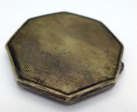 A silver compact, Birmingham 1941
