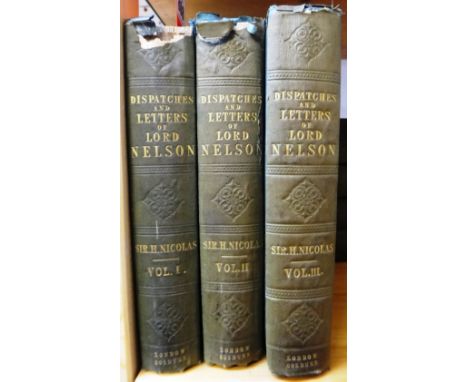 NELSON (Horatio)  The Dispatches and Letters of Vice Admiral Lord Viscount Nelson, with notes by Sir Nicholas Harris Nicolas.