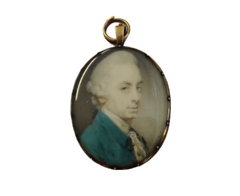 Attributed to Jeremiah Meyer RA (1735-1789), portrait miniature on ivory of a gentleman, a member of the Richardson family, c