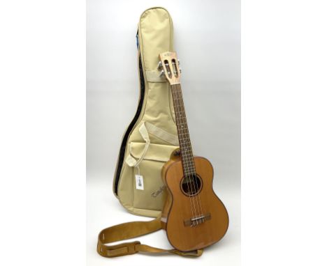 Modern Kala ukulele with acacia back and sides, spruce top and mahogany neck with slotted headstock No. KA-ABP-CTG 1801 L76cm