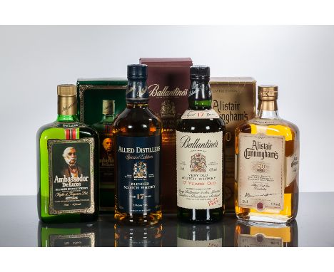 ALISTAIR CUNNINGHAM'S 50 YEARS 
A Special Blend of Fifty Malt Whiskies and Dumbarton Grain Whisky. 75cl, 40% volume, in carto