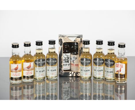 ASSORTED WHISKY & BOURBON MINIATURES
Knob Creek Small Batch 9 (50% vol), Booker's (63.35% vol), Baker's 7 y/o (107 Proof), Ba
