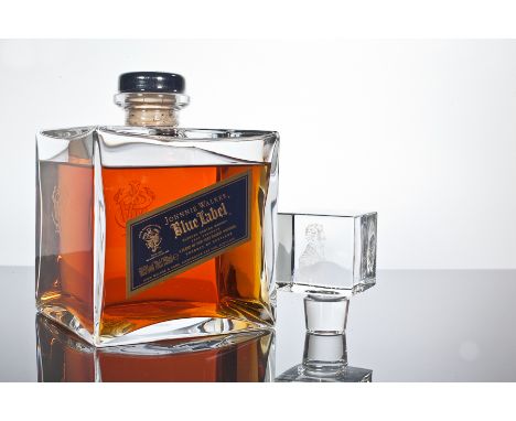 JOHNNIE WALKER BLUE LABEL 200TH ANNIVERSARY 
Limited-edition cask strength blended Scotch whisky. Bespoke engraved Baccarat d