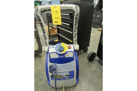 Kobalt 1.5 Gallon Portable Air Compressor, 1.3 HP, 135 Max. PSI