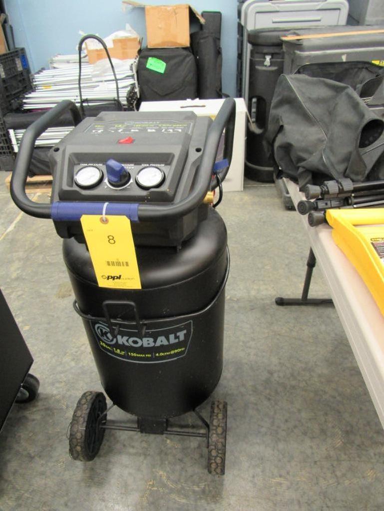 Kobalt Model 0332041 Portable Vertical Air Compressor, 20 Gallon Tank