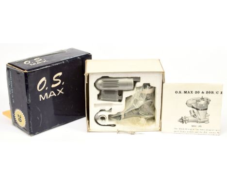 O.S Max 20 model engine for radio controlled aircrafts/cars, unused, within Good original box, complete with accessories, unt