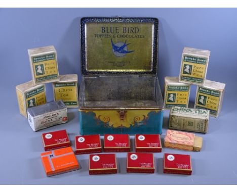 VINTAGE PACKAGING &amp; ADVERTISING ITEMS, a quantity including eight packs of unopened China tea, Dickins &amp; Jones Ltd So