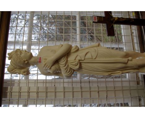 A sculpture of Venus after the bath, 87cm high.