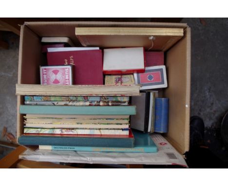 Pastimes: a small quantity of playing card packs, Rupert annuals etc.
