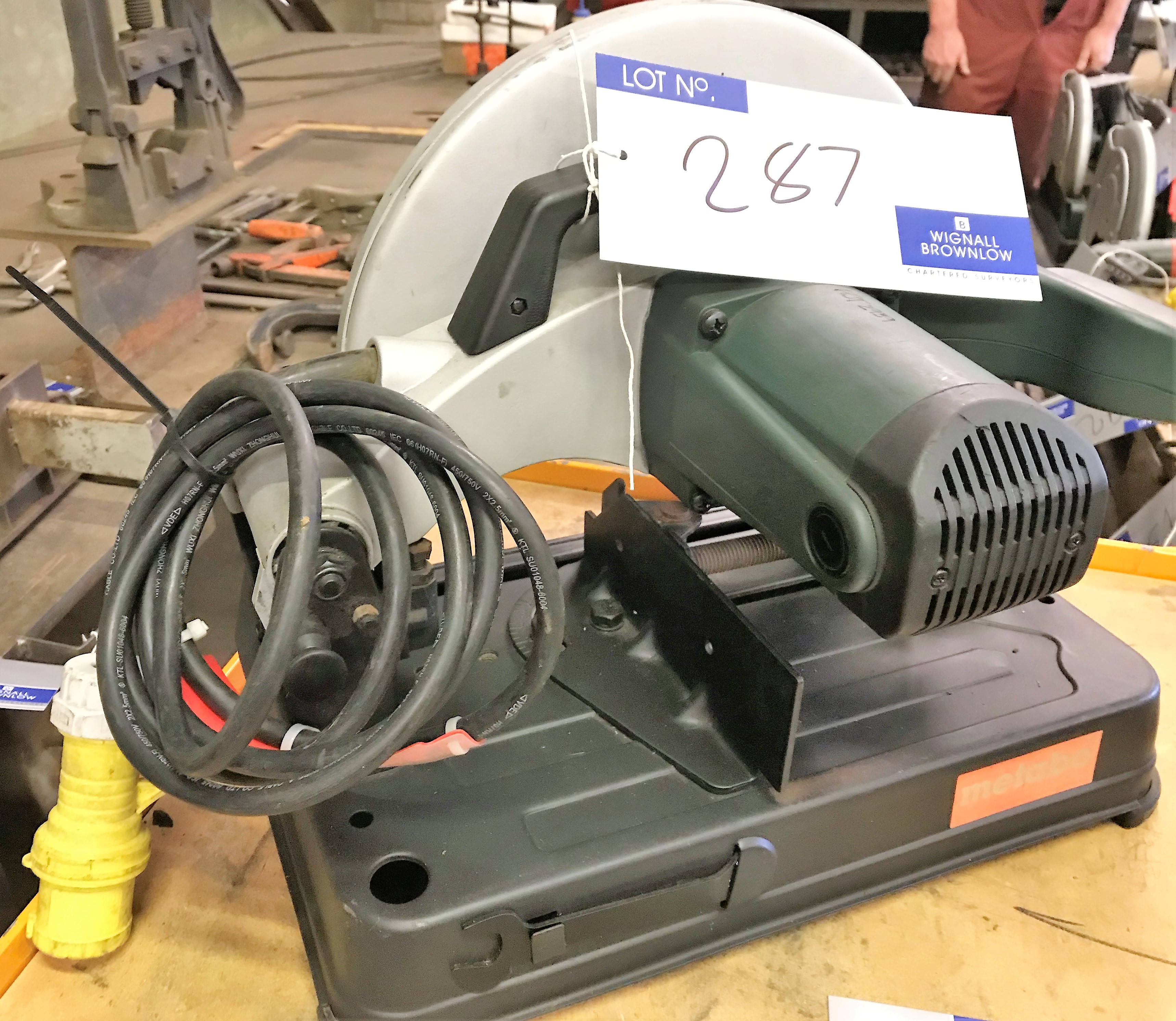 A Metabo CS23355 Metalworking Chop Saw (110v) (located at Compass