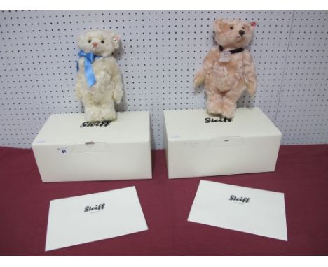 Two Boxed Modern Steiff (Danbury Mint) Teddy Bears, George - The Steiff Royal Baby Bear certificated No. 6250, The Queens' 90