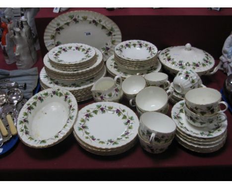 Royal Worcester 'Bacchanal' Dinner Ware, of approximately sixty nine pieces.
