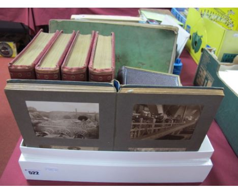 An Early XX Century Photograph Album, featuring African Big Game Hunting, scenery and tribal life. Four volumes of The Casque