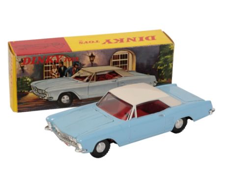 DINKY TOYS BUICK RIVIERA (57/001) light blue with cream top, near mint with very good box