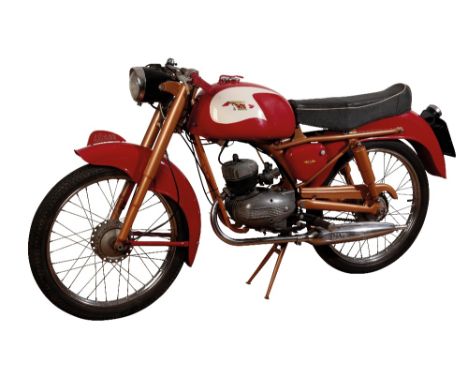 ITOM TABOR 65CC MOTORCYCLE Registration Number: GVS 167. Engine Number: 503272. Chassis Number: 2859KAA. This 1959 Italian mo